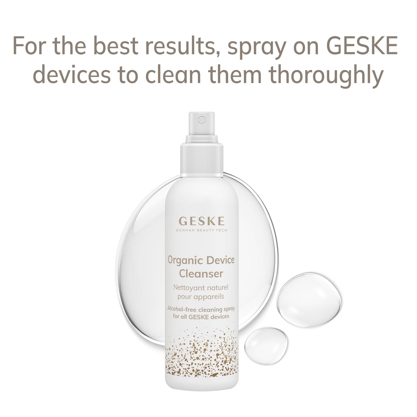 GESKE Sonic Full-Body Brush & Intensive Exfoliator | 8 in 1 | Electric Body Cleansing Brush | With SmartSonic Pulsations | Deep Cleansing, Exfoliation, Massage | Extendable Handle | Rough Skin Remover