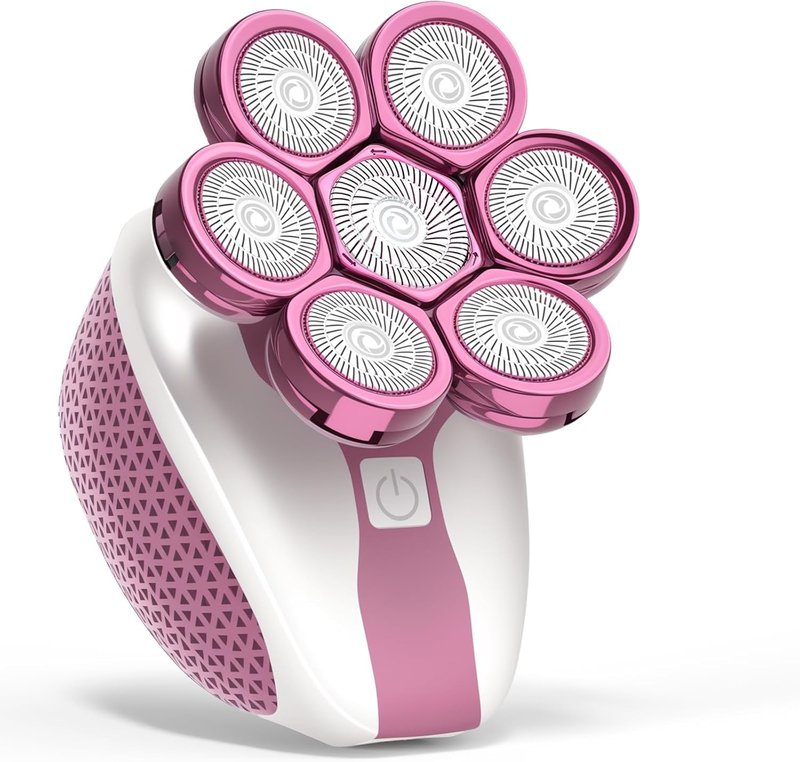 Electric Razors for Women, 7D Shavers for Women with LED Display, Rechargeable Waterproof Electric Shaver, 5-in-1 Multi-Function Body Hair Shaver Grooming Kit for Legs/Face/Armpits/Bikini(Pink)