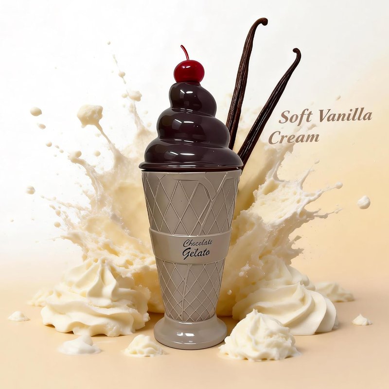 AFLUXE Sweet Dessert Collection EDP - Chocolate Gelato Travel Size Eau de Parfum for Women | Cute Shape