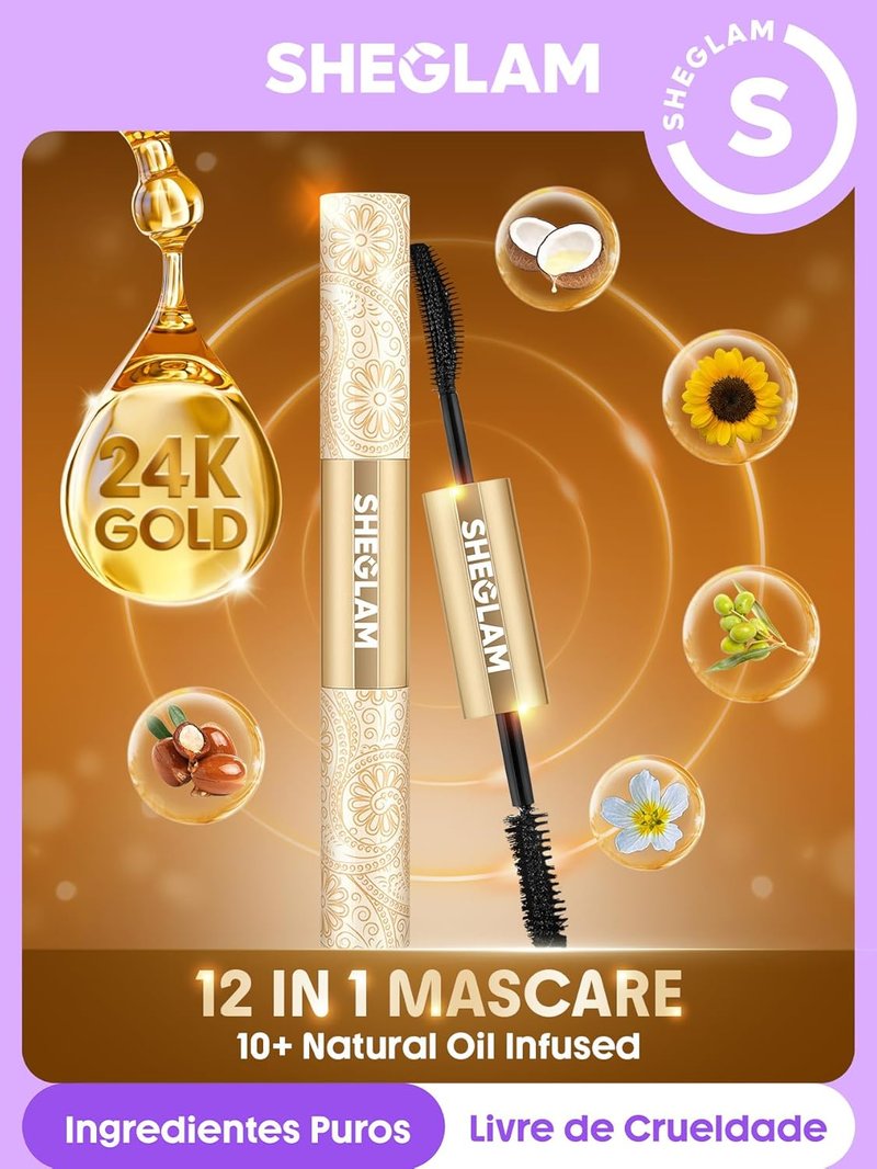 All-In-One 24K Multi-Effect Mascara - Long-Lasting Volume & Definition