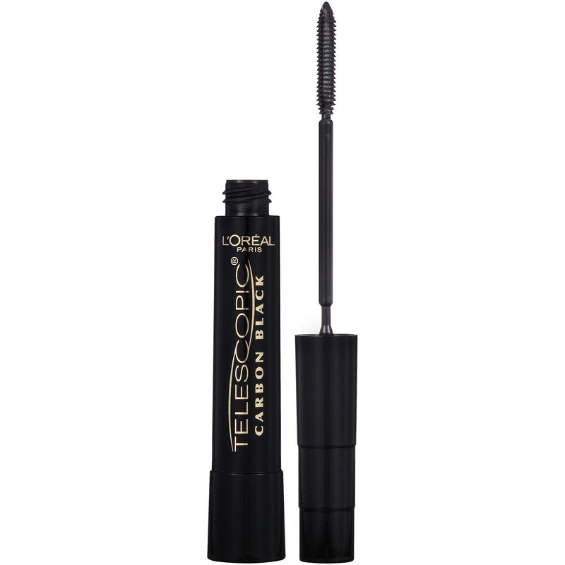 L'Oreal Paris Telescopic Original Lengthening Mascara, Carbon Black, 0.27 fl. oz., Pack of 3