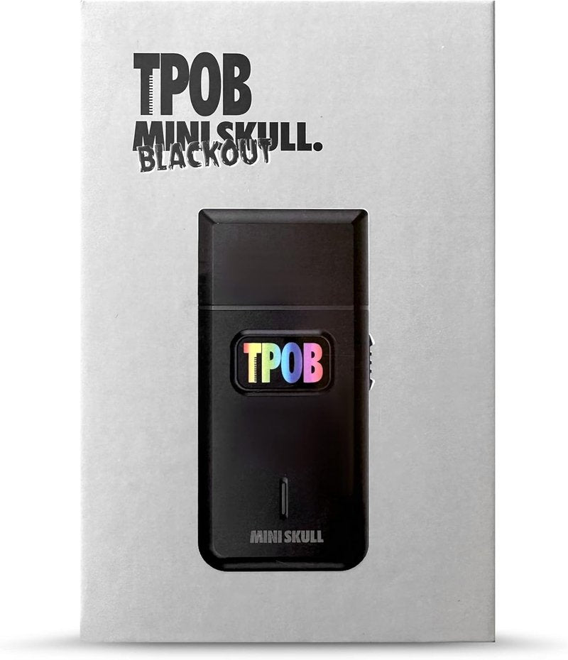 Mini Skull Single Shaver - Compact Pocket Design with Turbo Motor | Ideal for Home & Professional Use - Black