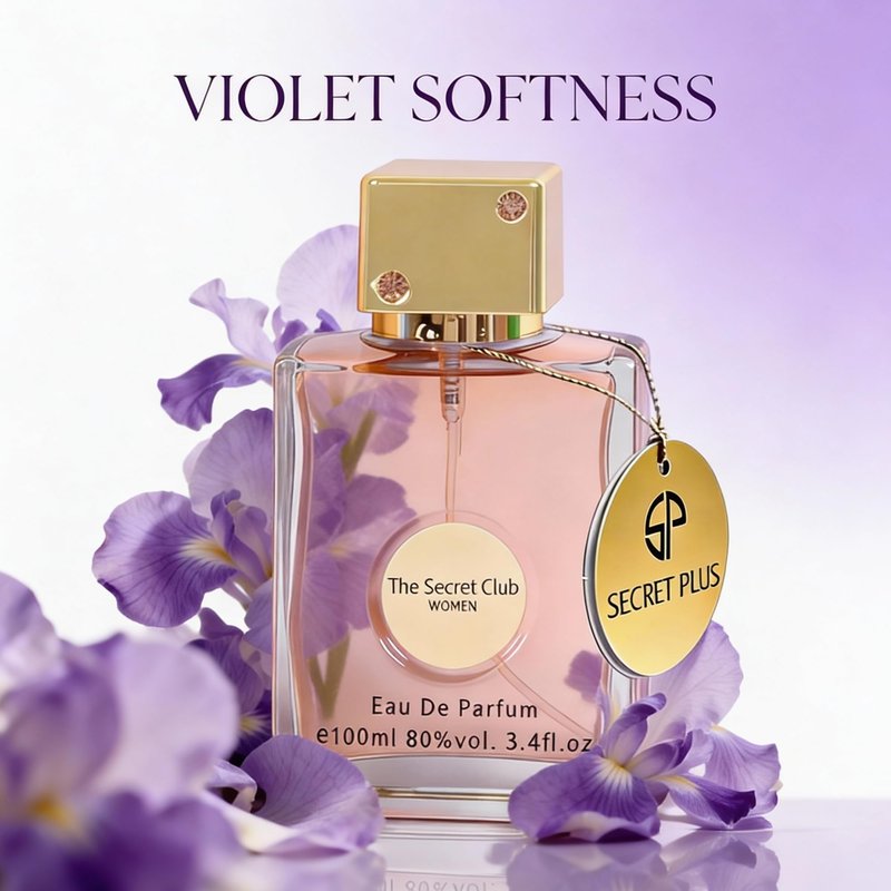 A CENTER Perfume Couple Set The Secret Club Intense & The Secret Club Women Cologne,Long Lasting Sweet Scent for Women/Men Fragrance 2x100ML