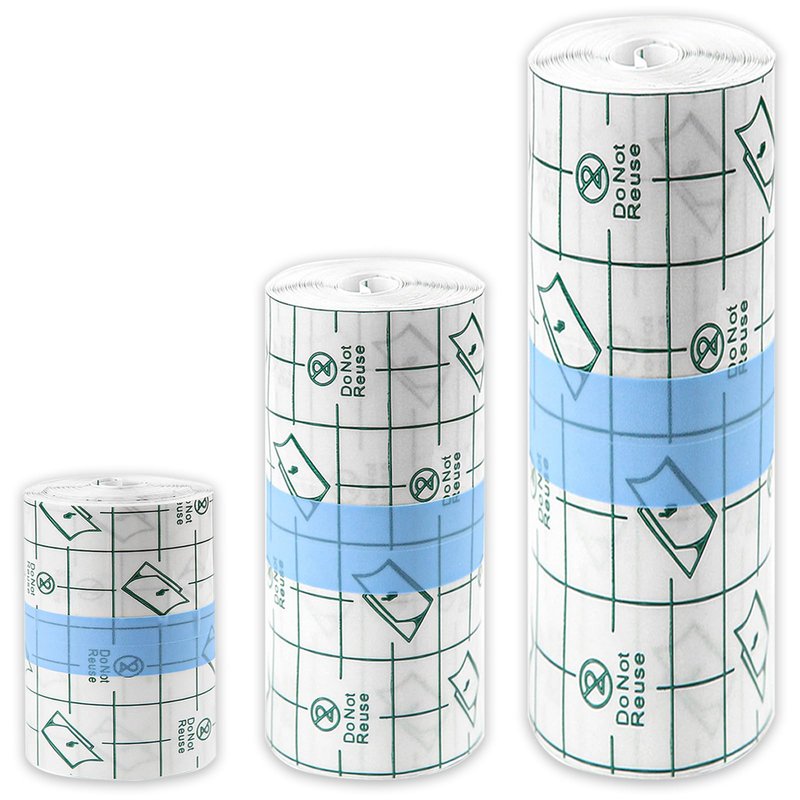 Narkysus Waterproof Second Skin Tattoo Cover, Tattoo Aftercare Bandage Roll 2"/4"/6"x 2 Yd Cover Up Tape Patch Transparent Film for Initial Healing and Skin Repair Tattoo Supplies