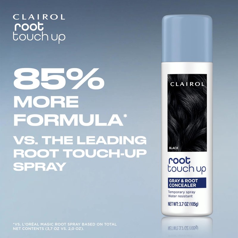 Clairol Root Touch-Up Temporary Hair Coloring Spray, Dark Brown Hair Color | Instant Natural-Looking Gray Root Coverage | Ammonia Free | Lightweight Formula | Pack of 1