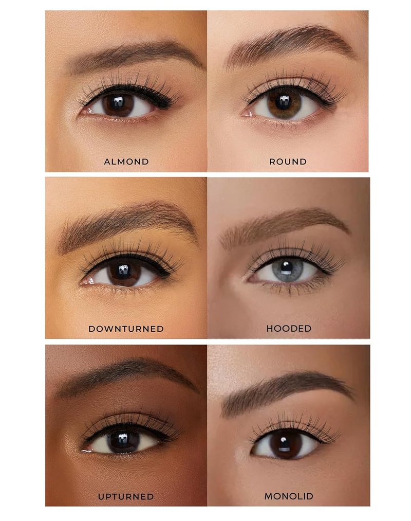 Natural Look Wispy False Eyelashes - C Curl Mink Lashes for Volume | 10mm Pack of Cute Lashes