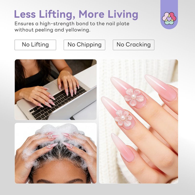 SAVILAND Acrylic Nail Kit for Beginners: Clear Pink Nude Acrylic Powder and Liquid Set with #12 Nail Brush File Forms Dappen Dish for Acrylic Nails Extension & 3D Carving Home DIY Salon Manicure