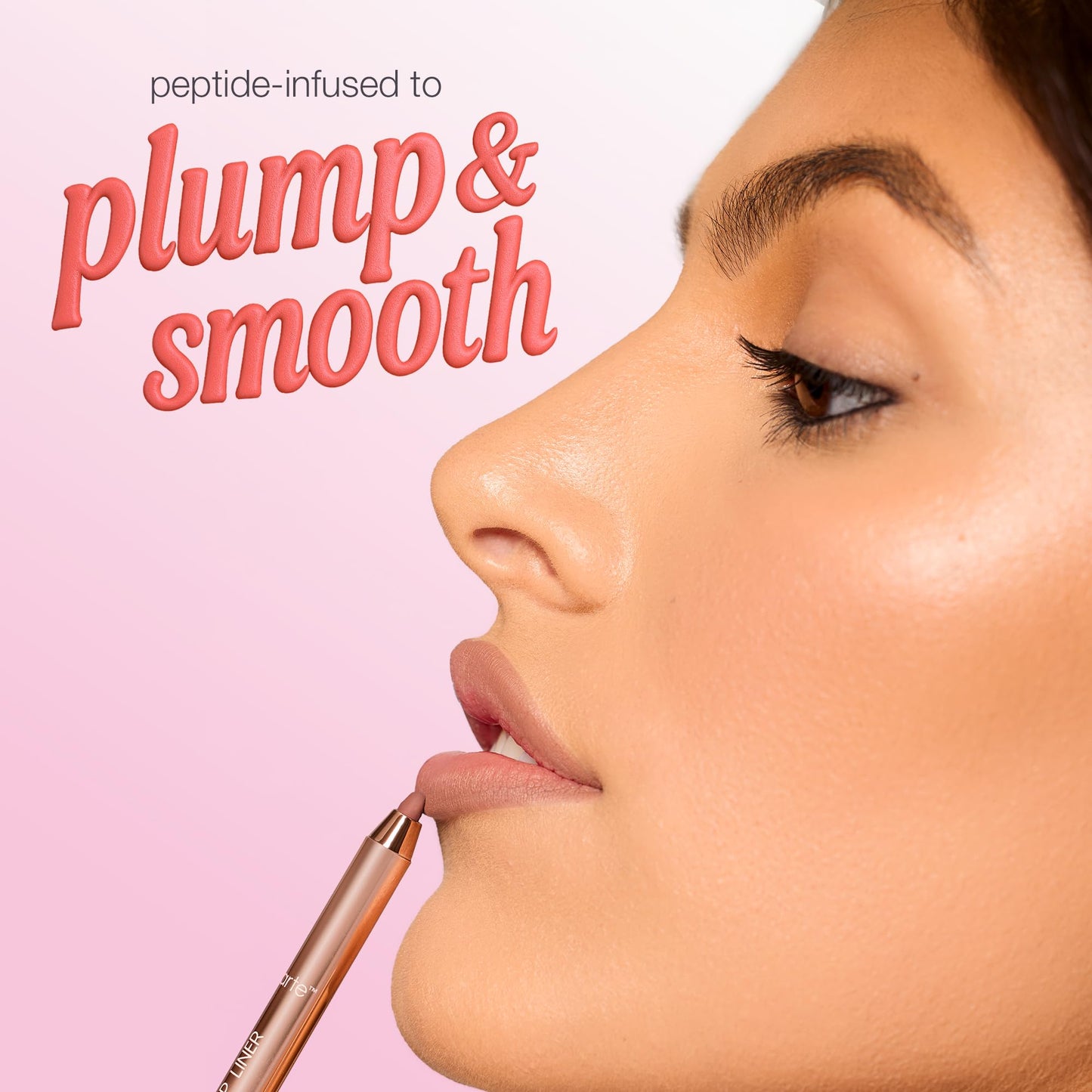 tarte maracuja juicy lip plump liner - Plumping Lip Liner with Hyaluronic Acid to Hydrate Lips, No-Needle Plumping Effect, Includes Mystery Charm, Vegan & Cruelty-Free, full size, cool mauve