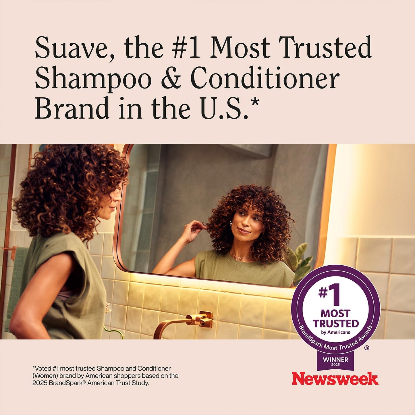 Suave Keratin Infusion Smoothing Shampoo 2-Size Bundle, Gentle Everyday Cleanser for Smooth, Manageable Hair, 48H Frizz Control