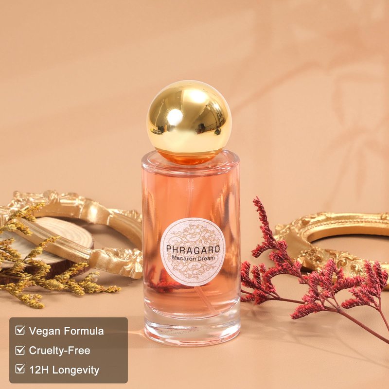 PHRAGARO Macaron Dream Eau de Parfum – Floral Chypre Perfume for Women – Inspired by Miss D’s Elegance – Vegan, Long-Lasting Luxury Scent – 1.7 Fl Oz / 50ml
