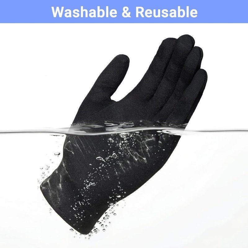 Black Cotton Gloves - 12 Pairs Small Work Gloves for Photography, Jewelry Handling & Art | Durable & Versatile