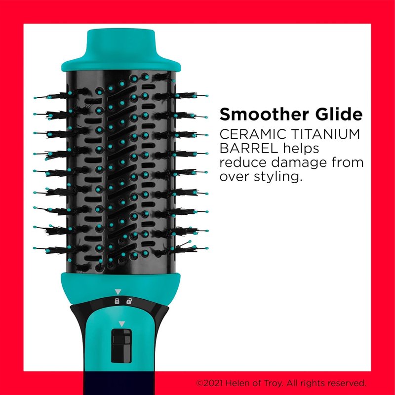 REVLON One Step Volumizer PLUS Hair Dryer & Styler - Effortless Volume & Control for Salon-Style Blowouts | Travel-Friendly Teal