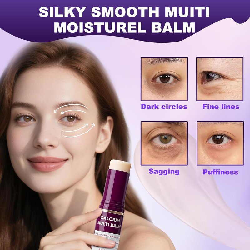 Skiennix Calcium Multi Balm - All-in-One Hydrating & Firming Cream for Face, Lips, Eyes & Neck | 0.32 oz