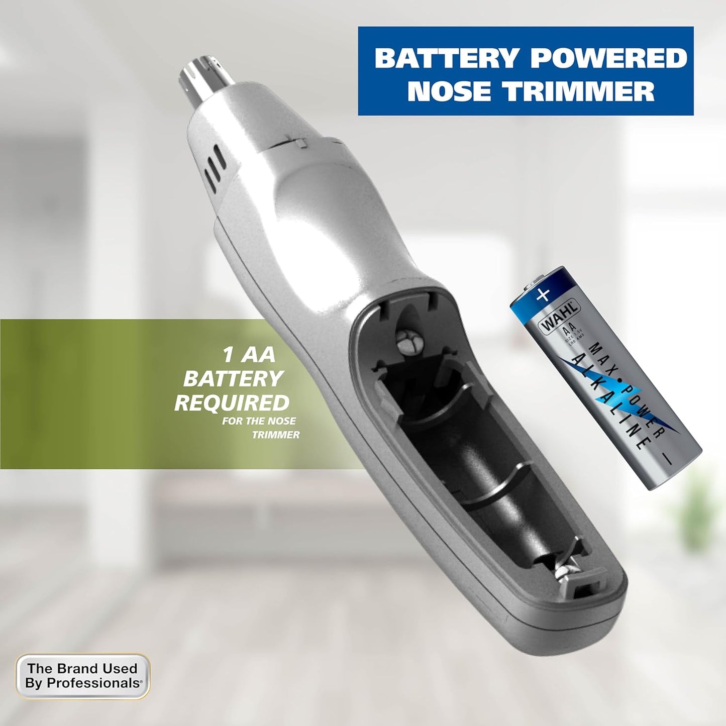 Wahl Rechargeable Beard Trimmer Kit - Mustache & Nose Hair Grooming | Model 5622v