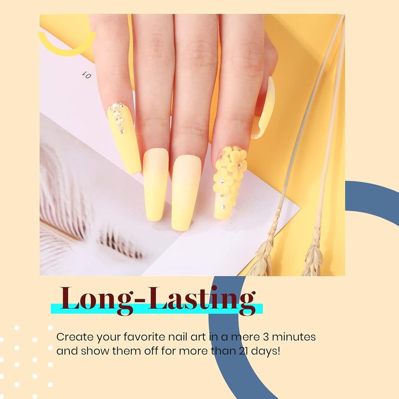 Beetles Yellow Gel Polish - Lemon Chiffon 15ML | Long-Lasting Pastel Yellow Nail Art for Summer Manicures