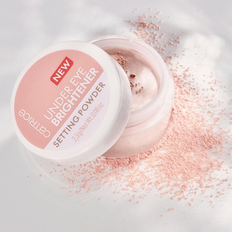 Catrice Under Eye Brightener Setting Powder - Light Rose | Brightening Soft Focus Effect with Hyaluronic Acid | Vegan & Cruelty Free