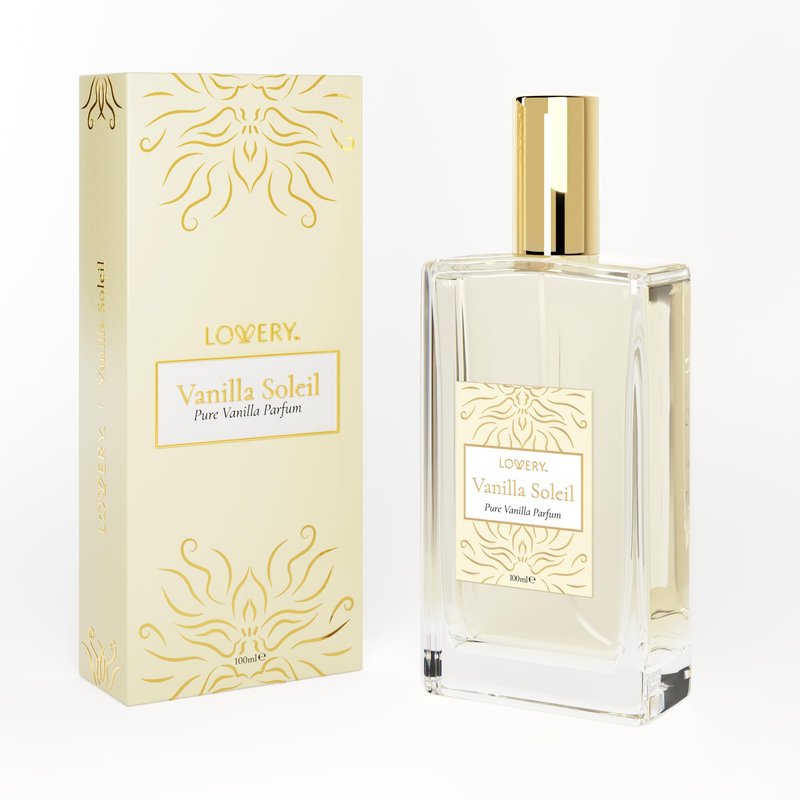 Pure Vanilla Perfume for Women, 100ml Vanilla Soleil Fragrance, Creamy Tonka Bean with Vanilla Womens Perfumes, Long Lasting, Vegan Clean & Natural Ingredients, Birthday Gifts for Mom, Made in France