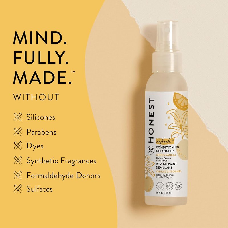 Citrus Vanilla 2-in-1 Cleansing Shampoo & Body Wash - Naturally Derived, Tear-Free, Hypoallergenic | 10 fl oz, 4 fl oz