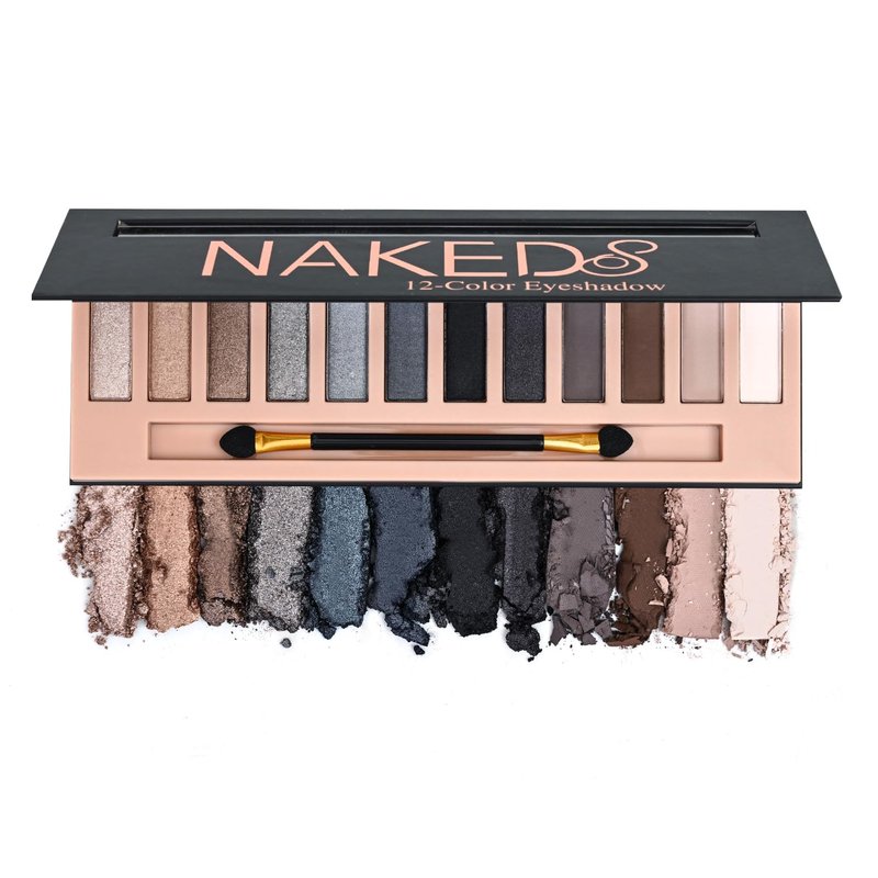 Skiennix 12-Color Smoky Eyeshadow Palette - Natural Matte & Shimmer Pigments for Stunning Looks