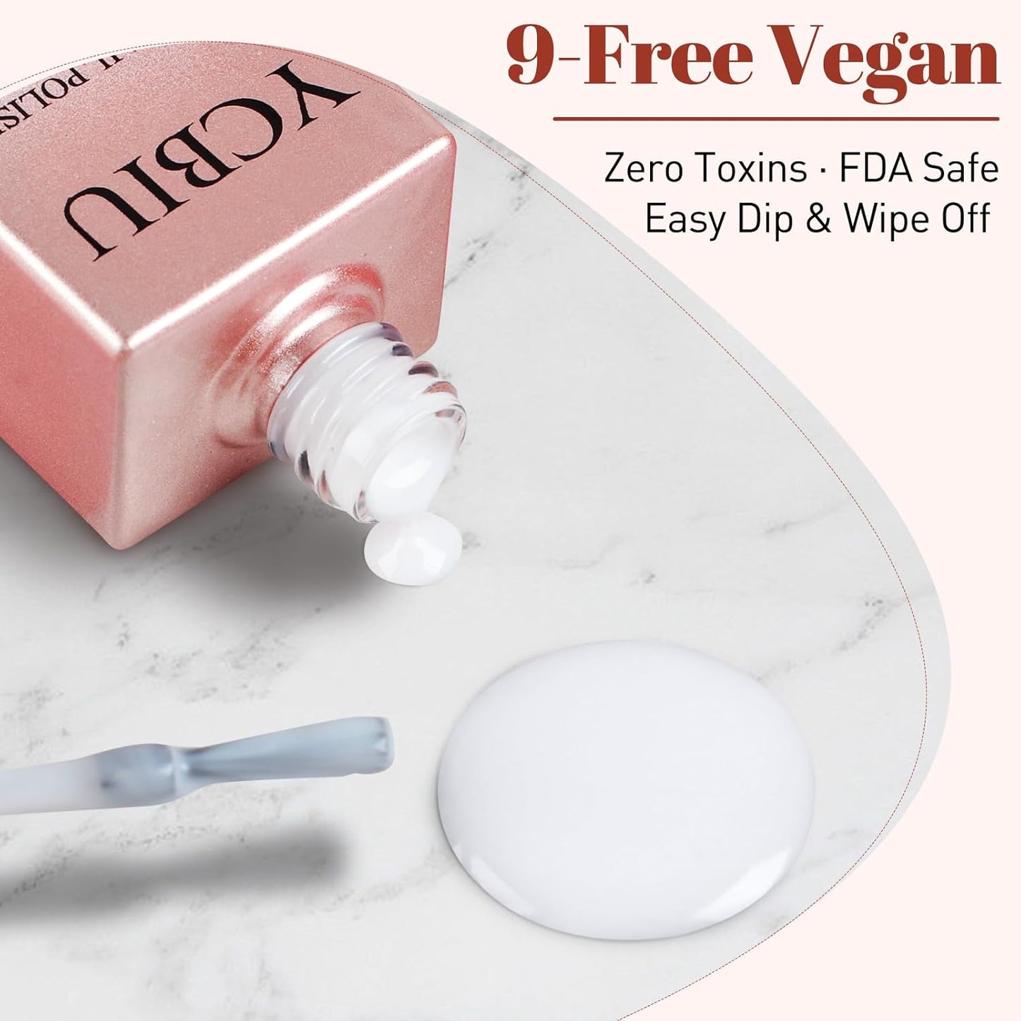 White Gel Nail Polish - 16ml High Gloss French Tip Soak Off UV Nail Color | DIY Manicure for Women