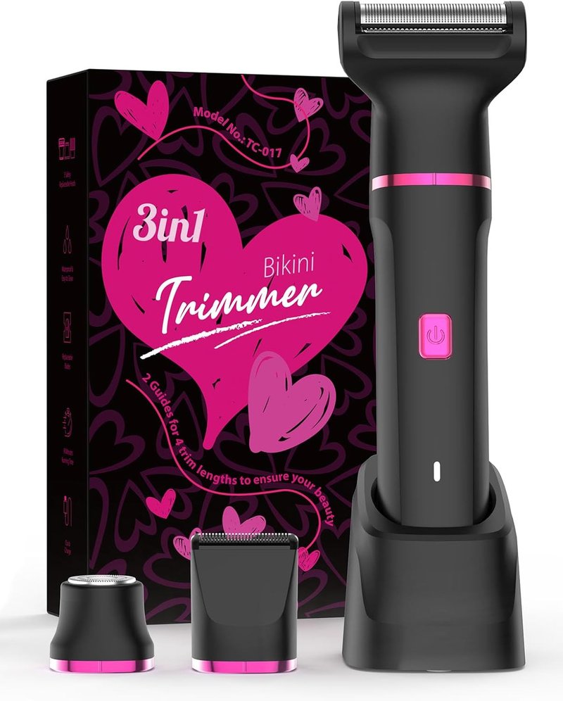 Bikini Trimmer for Women - Waterproof Electric Foil Shaver for Smooth Shaving | Rechargeable, Painless Body & Face Care