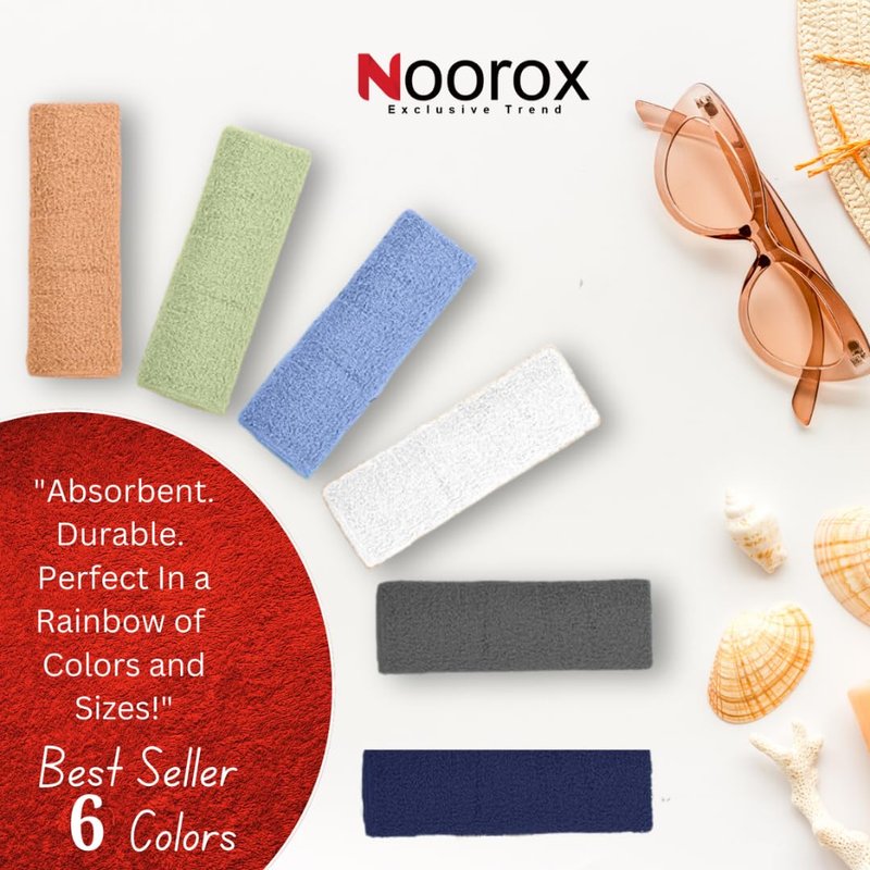 Noorox Washcloth Set – 12x12 Inch – Pack of 12 – Soft, Absorbent, Quick-Dry Cotton Towels for Bathroom, Spa & Kitchen