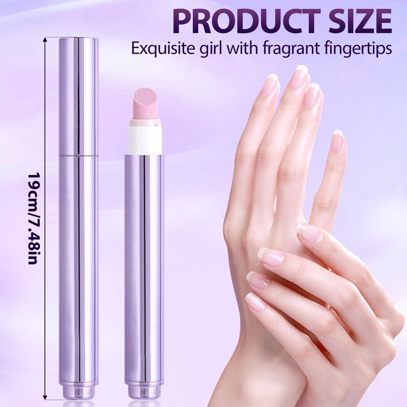 3-in-1 Cuticle Oil Pen,Cuticle Pusher Nail Oil Pen with Ceramic Tip,Dry & Damaged Nails,Nail Cuticle Remover Pen,for Moisturize Strengthen Nails(2PCS)