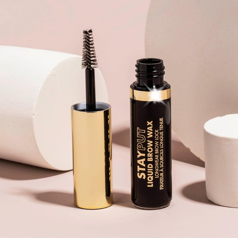 Milani Stay Put Liquid Brow Wax - 16HR Wear Clear Eyebrow Gel with Shea Butter & Argan Oil - Sculpting & Lifting Brow Lamination Formula with Precision Tapered Brush - Cruelty-Free - 0.17 fl oz