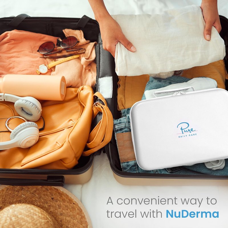NuDerma Carrying Case for High Frequency Wand | Portable, Padded Storage for All Models