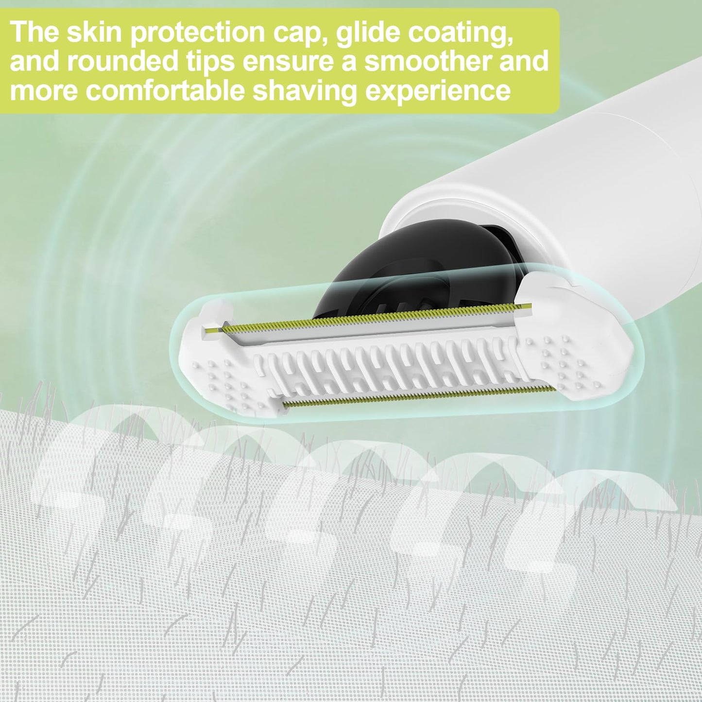 Skin Protect Replacement Guards for p-hilip norelco O-Blade, 3 Pack Unisex Intimate Pubic & Personal Body Groomer & Trimmer Protect Guards with Extra Skin Protection (BLADE NOT INCLUDED)