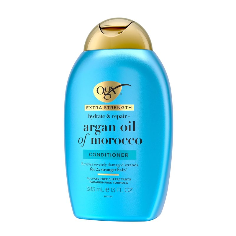 OGX Extra Strength Argan Oil Conditioner - Hydrate & Repair Dry, Damaged Hair | 13 Fl Oz