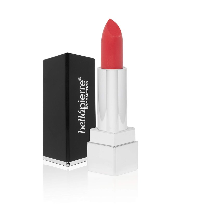 bellapierre Matte Lipstick – Long-Lasting Mineral Lip Color with Vitamins C & E, Nourishing Formula, Natural Matte Finish, Clean, Paraben-Free, Cruelty-Free – 0.12 oz – Fire Red