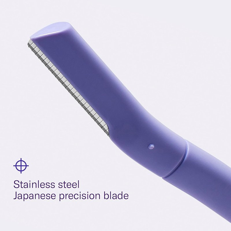 Flamingo Dermaplane Razor - Disposable Face Razors for Women | Pack of 4 for Smooth Skin