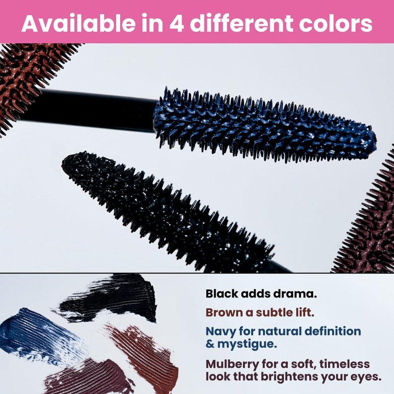 Prime Prometics PrimeLash Mascara for Older Women - Volumizing & Lengthening Formula | Hypoallergenic, Zero Clumps, Black