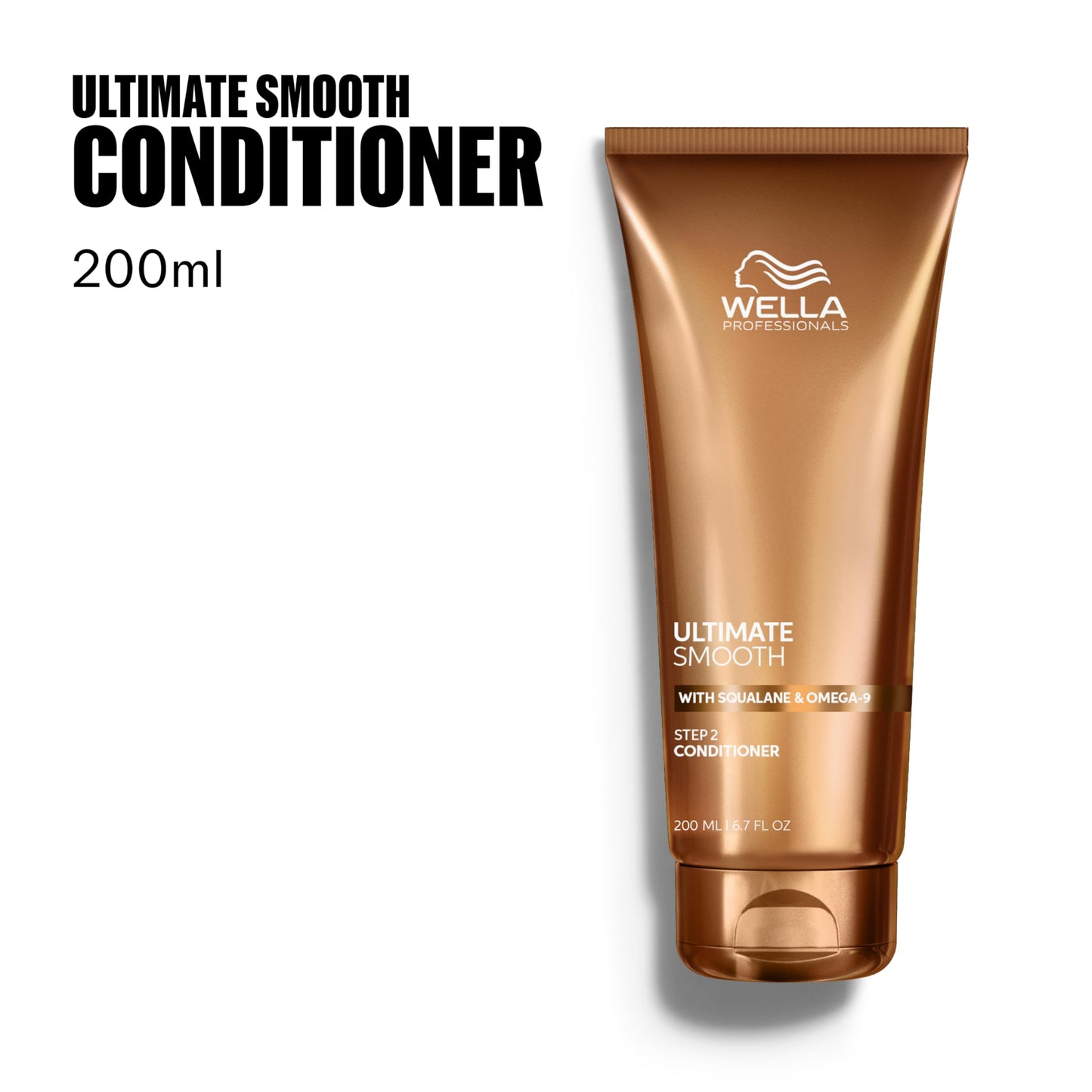 Wella Professionals ULTIMATE SMOOTH Conditioner | Treatment for Dry & Frizzy Hair | With Squalane & Omega 9 | 6.7 Fl Oz