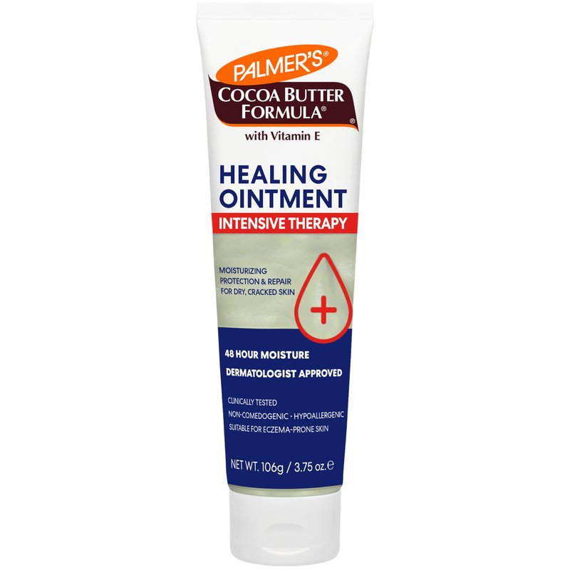 Palmer's Cocoa Butter Formula Healing Ointment with Vitamin E, 3.75 Oz, Intensive Therapy for Severely Dry, Eczema Prone Skin, Provides 48-Hour Moisture, Non-Comedogenic, Dermatologist Approved