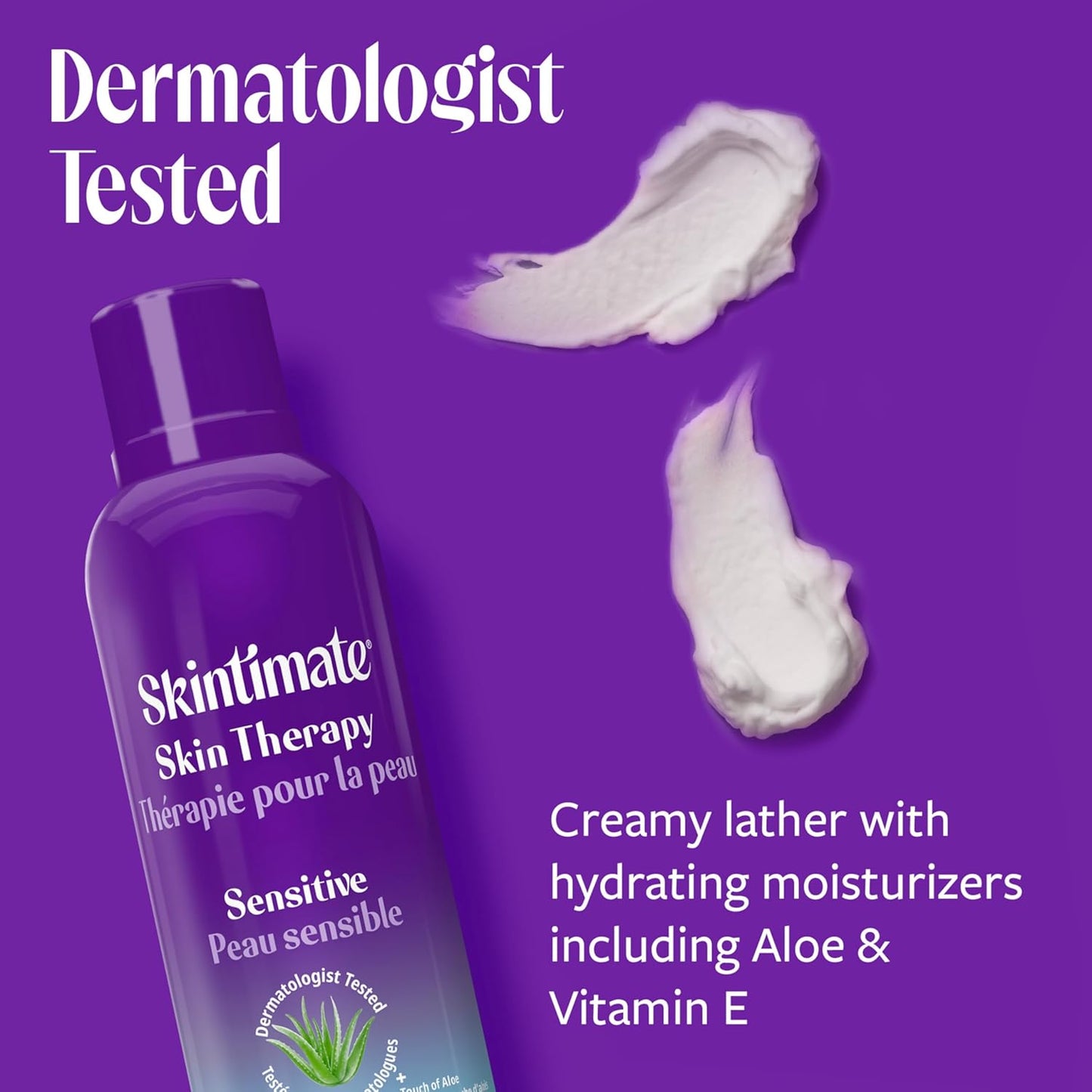 Skintimate Moisturizing Shave Gel for Sensitive Skin - 7 oz | With Vitamin E, Aloe & Olive Butter | 3 Pack
