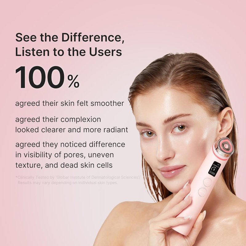 Medicube Booster Pro - 6-in-1 Real Glass Glow Beauty Massager for Radiant, Firmer Skin | Pink