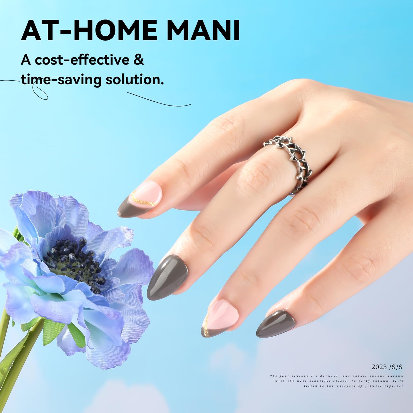 UNA GELLA Short Almond Nail Tips Pre-shape Short Almond Gel Nail Tips 216pcs Press on Nails 12 Sizes Soft Gel Acrylic Clear Fake Full Cover for Nails Extension Home DIY Salon
