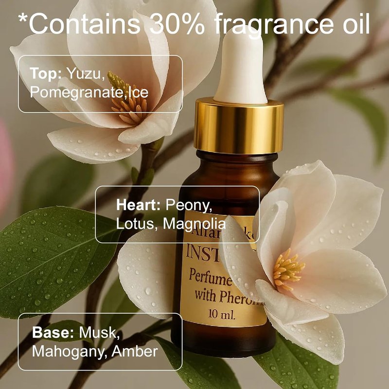 Instinct Pheromone Perfume for Women - Ultra-Concentrated 10ml Floral Fruity Fragrance