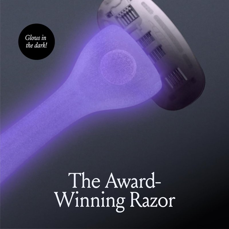 Billie Women's Razor Shave Kit - 5-Blade Razor + 2 Refills + Magnetic Holder | Moonbeam Color
