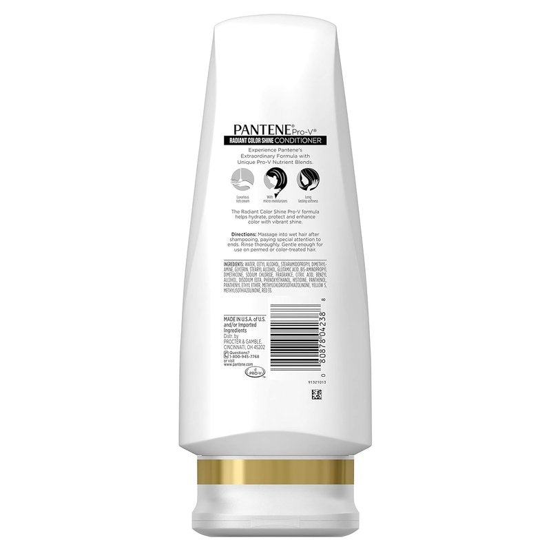 Pantene Pro-V Radiant Color Shine Shampoo & Conditioner Bundle - Nourishing Formula for Vibrant Hair