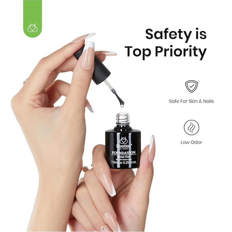 Beetles Builder Gel Set - 3Pcs 7.5ml Nail Strengthener with Shine Finish | Long-Lasting & Soak Off