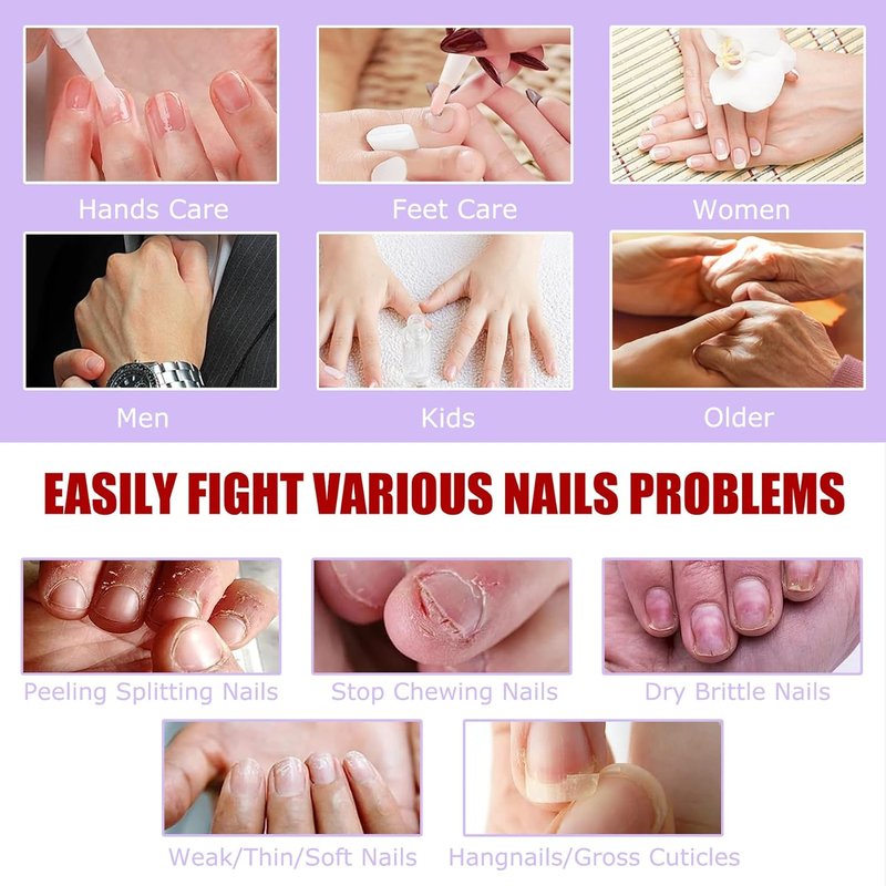 GRUNIL Cuticle Oil Pen - 15 PCS Nail Growth Treatment & Strengthener | Home Nail Care Kit