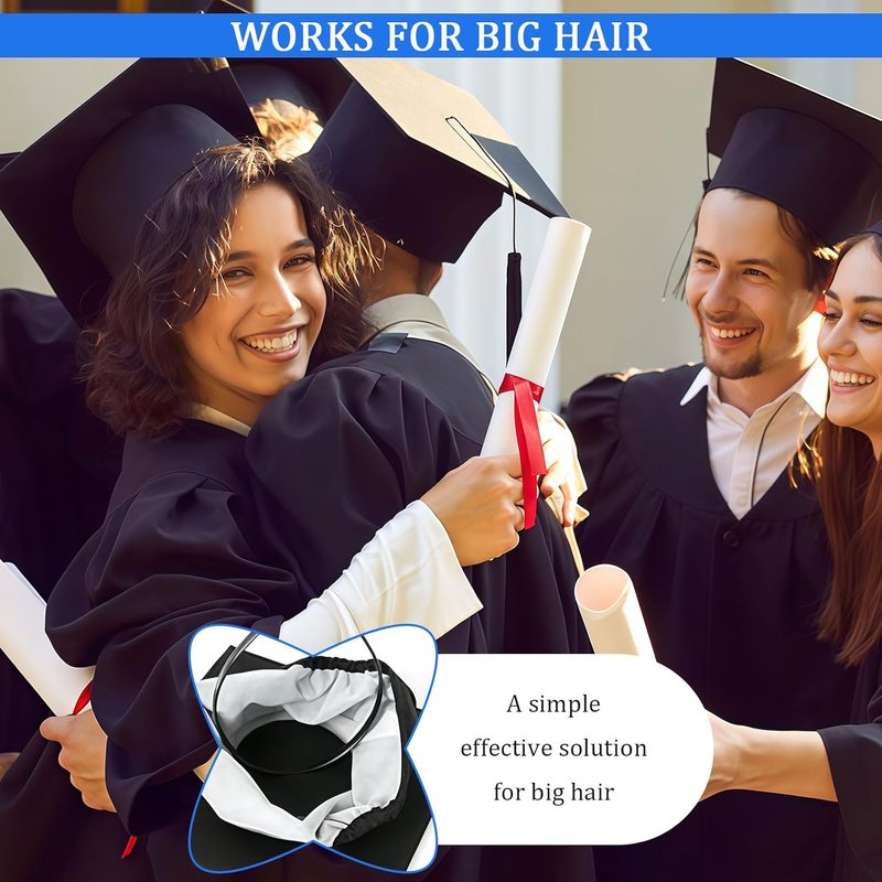 Regine Switzerland Graduation Cap Headband - Secure Your Grad Cap & Hairstyle | Stylish Graduation Supplies