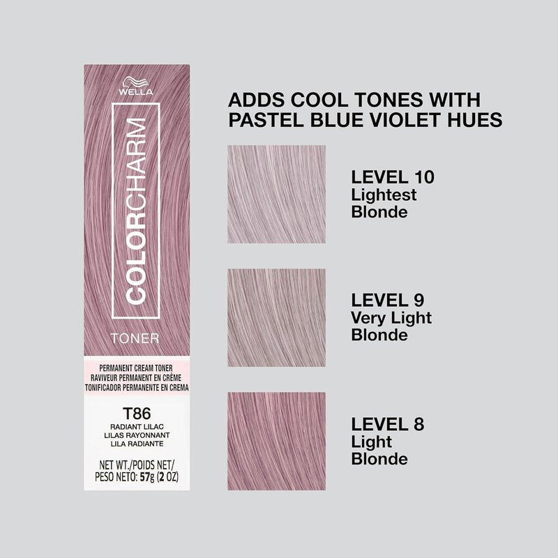 COLORCHARM Permanent Crème Hair Toner - Vegan, Paraben-Free Formula | 2 oz