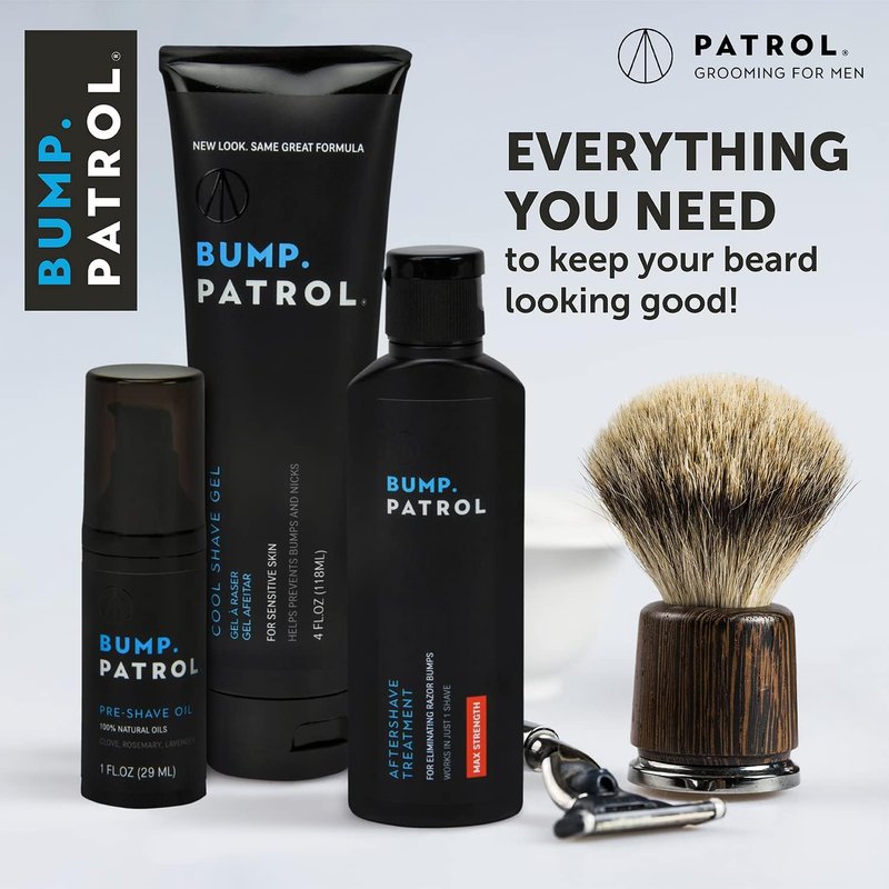 Bump Patrol Sensitive Strength Aftershave Treatment Serum – Razor Bump Stopper and Ingrown Hair Treatment for Men and Women, Alcohol Free Ingrown Hair Serum for Sensitive Skin