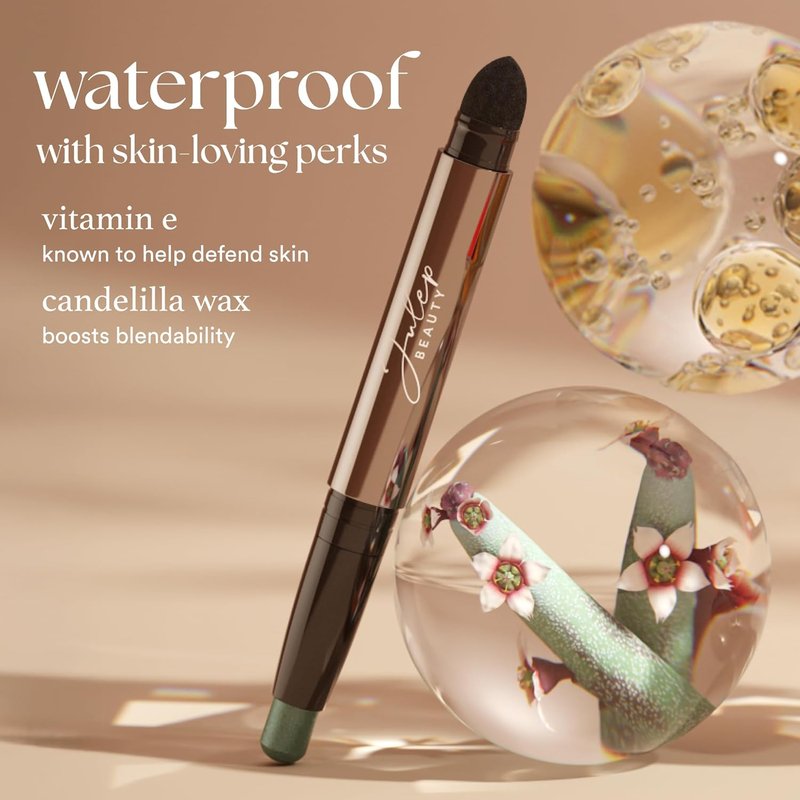 Julep Cream-to-Powder Waterproof Eyeshadow Stick - Long-Lasting Mink Mauve Shimmer | Buildable & Cruelty-Free
