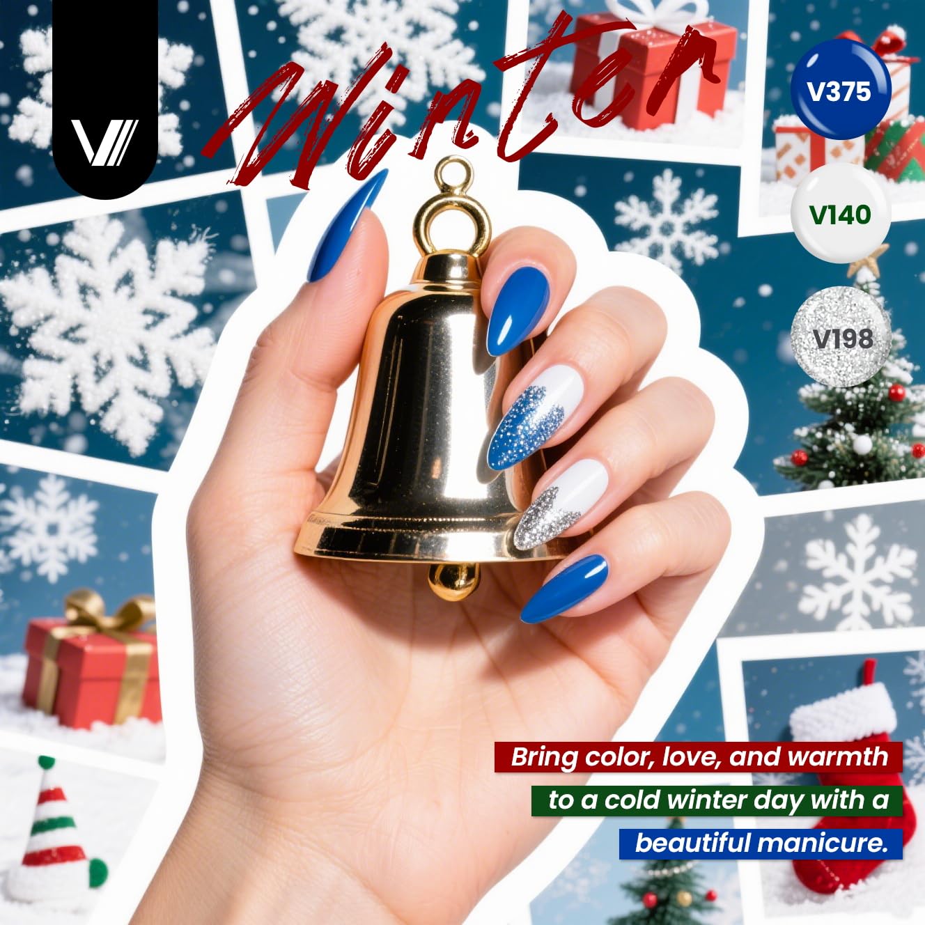 VANREESA 60 Pcs Gel Nail Polish Set, 55 Colors Gel Polish with Base Coat & 4 Effects Top Coat Full-Color Nail Polish Set All Seasons Nail Kit Gifts for Women Girls Nail Salon at Home