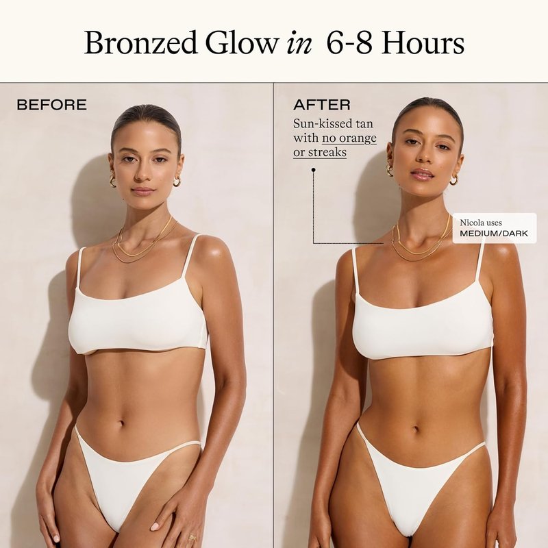 Everyday Humans Sun Bronzed Gradual Self Tanning Lotion - Moisturizing & Firming 6.8 fl. oz | Streak-Free Formula with Peptides, Vetiver & Santal